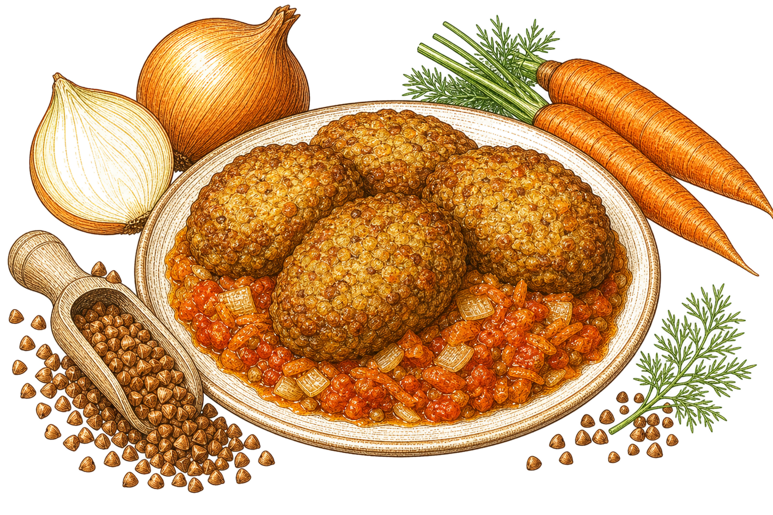 Котлеты из гречки