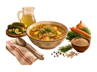Рассольник с рассолом
